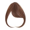 Prisila FX-102 Full Hand Planted Bangs Wig, Side Bangs, Heat Resistant, TDB, Dark Brown