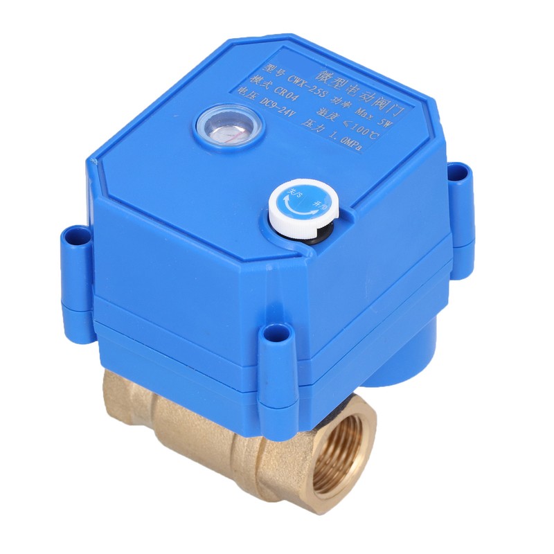 Electric Ball Valve BSP Brass Motorized Mini DN15 1/2in DC9~24V
