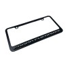 Jeep Grand Cherokee Black License Plate Frame