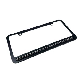 Jeep Grand Cherokee Black License Plate Frame