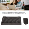 Wireless Keyboard Mouse 2.4G Bluetooth Dual Mode Rechargeable Portable External