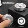 Metal Fidget Spinner Toy for Adults Children, Cool Sliver Alloy