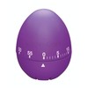 Egg Timer - Mechanical - Egg - Purple