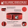 Self-Locking Weight Lifting Belt - Premium Weightlifting Belt for Serious