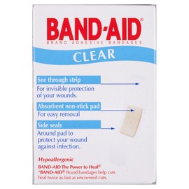 Band-Aid Clear Strips 40 Pack