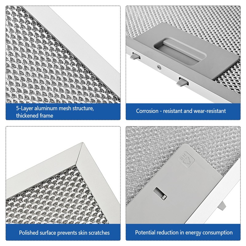 Meyffon 2Pcs WB02X11012 Range Hood Grease Filter Compatible with GE