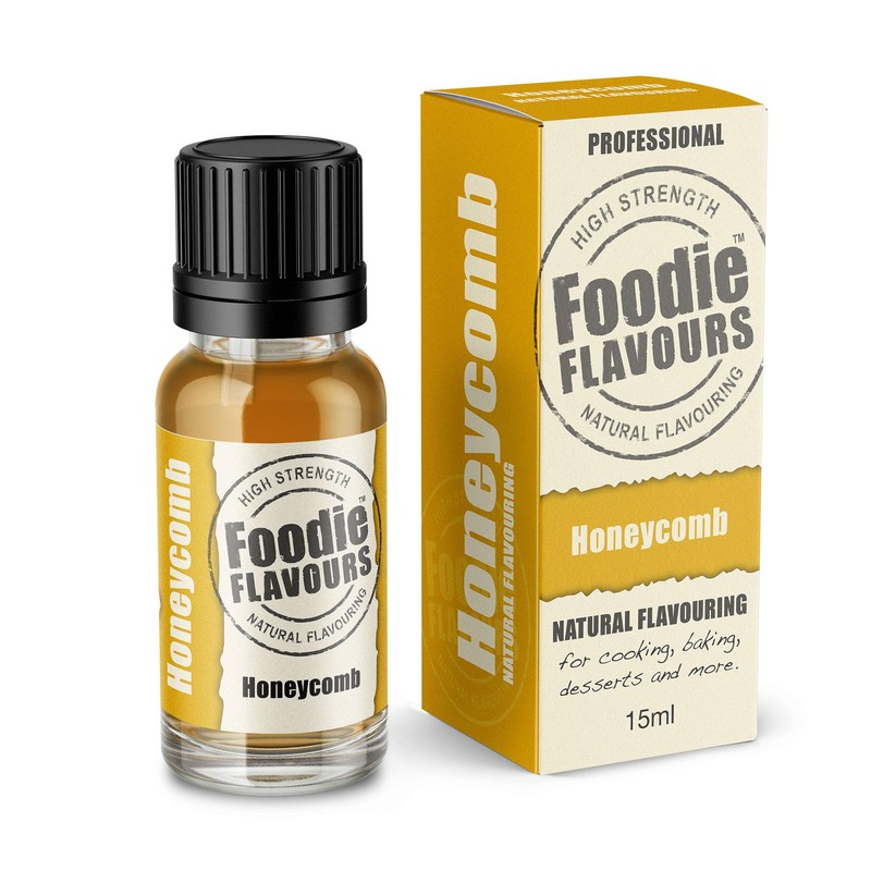 Foodie Flavours Natural Honeycomb Flavouring, High Strength - 15ml