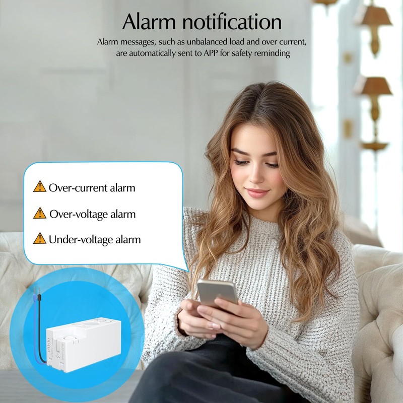 eMylo Smart WiFi Energy Meter, Mini Power Consumption Meter, 99%