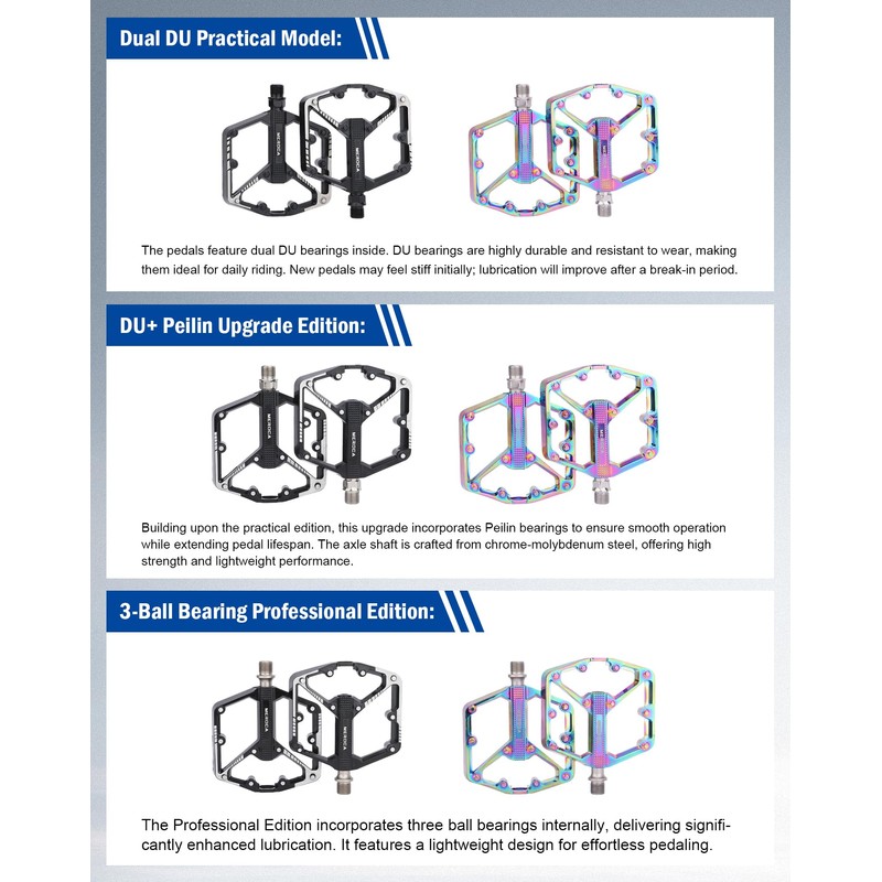 CHADWICK High-Performance Bicycle Pedals – CNC Aluminum Alloy MTB Pedals