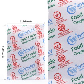 Wisesorb 500CC 150 Packs Oxygen Absorbers for Food Storage, Food Grade Oxygen Absorbers, O2 Absorbers Food Grade for Food Storage