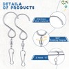Mudder Swivel Hooks Clips for Hanging Wind Spinners Crystal Twisters