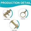 Key Fob, 4 Pieces Mini Caliper, Precision Mini Calliper Keyring,