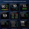 SUIOPPYUW Easy-to-Read Car Head Up Display Alarm Settings Included ABS
