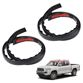 2PCS Roof Drip Molding Right & Left Weatherstrips Compatible with Toyota Tacoma Double CAB 2005-2015 Replace# 75551-04063 75561-02020 75552-04061