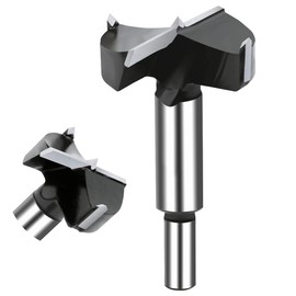 NICAVKIT Tungsten Steel Forstner Drill Bit, 50 mm, Professional Forstner Drill Bit, Wood Hole Cutter, Wood Drill, Pot Drill, Art Drill for Wood and Hardwood