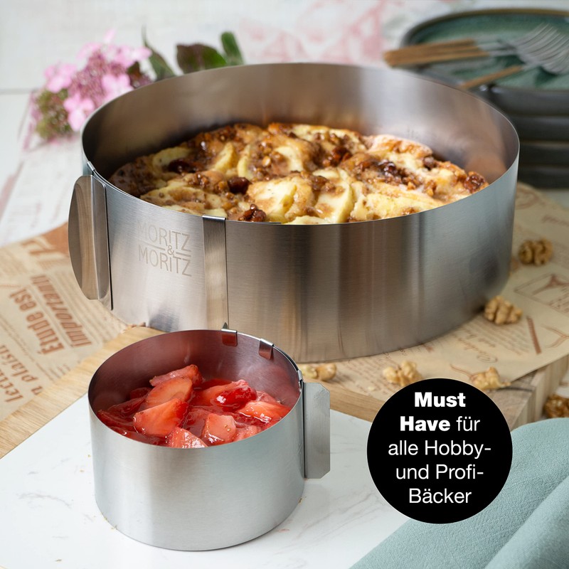 Moritz & Moritz Baking Frame Set, Round, Diameter 5-10 x