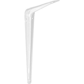 Merriway BH05492 (4 Pcs) London Style Shelf Brackets 225 x 175mm (9 x 7 Inch) White - Pack of 4 Pieces