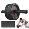 Exercise Wheels For Abs, Abs Workout Equipment With Knee Pad,