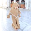 Newborn Infant Muslim Clothes for Baby Girls Abaya Kids Prayer