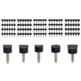 120Pcs High Heel Tip Caps TPU Polyurethane Iron Shoes Repairing Replacement Kits