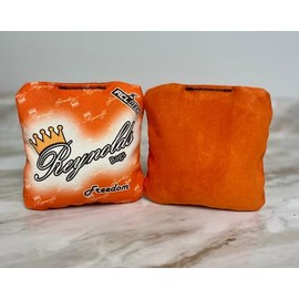 Freedom - Rec Stamp - Reynolds Cornhole Bags - Professional Cornhole Bags - Made in The USA (Orange)