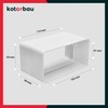 KOTARBAU® Ventilation System Connector 110mm x 55mm Flat Duct Rectangular
