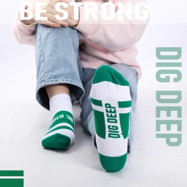 Suhine 6 Pairs Inspirational Athletic Running Sock Set Multicolored Inspirational Low Cut Socks Gifts for Women's Runner(Delicate)