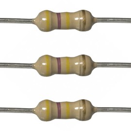 E-Projects 10EP514470K 470k Ohm Resistors, 1/4 W, 5% (Pack of 10)