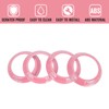 4PCS Center Console Dash Air Conditioner Vent Cover Trim Interior