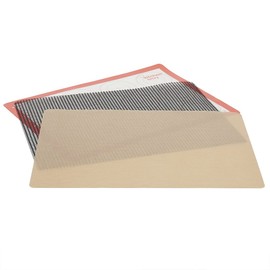 Silicone Non-Stick Food Safe Reusable Baking Mats (Set of 3) by Home Basics | Distribute Heat Evenly | Perfect for Cookies, Pastries, and More | Graphic Sizing Guide