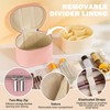 UUYUUY Makeup Bag Vanity Case Cosmetic Bag with Removable Divider