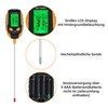 5 in 1 Soil Meter, Digital Soil Moisture Meter with