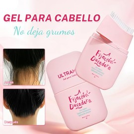 Barra de Cera para el Cabello | Gel Para Cabllo Con Peine | Gel para Cabello Mujer | No Grasosa | Sin Residuos | para Cabello Encrespado y con Frizz