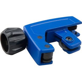 Master Plumber T404. Multipurpose Mini Tube Cutter, for 1/8-inch to 11/8-inch OD Tubing, Compact, Ideal for Cutting in Tight Spaces, Durable Zinc Alloy Construction