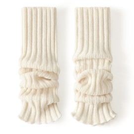 Women's VUCDXOP Women's Long Leg Warmers, Winter Leg Warmers, Knitted Warm Leg Warmers for Women, Wool Knit Leg Warmers, Knee Socks, Legwarmers Ankle Warmers for Women, Girls, One Size