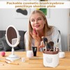 Disnace 2 Cute Bear Pen Holder with 3 Compartments, Desk