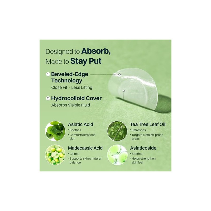 FRANZ Naked Active Spot Patches - Hydrocolloid Pimple Treatment