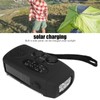 Solar Hand Crank Radio AM FM WB Weather Warning USB