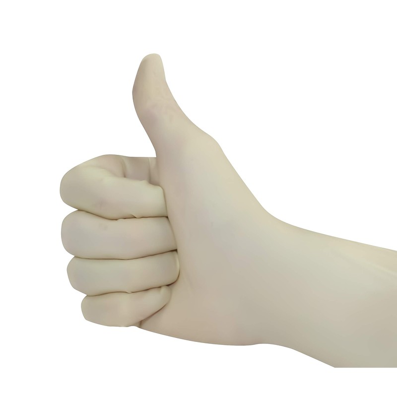 Medi-Inn 04602027 Single Use Disposable Latex Premium Powder-free 100 Gloves