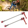 CANSUCC 2pcs Bicycle Wheel Skewer Aluminum Alloy Quick Release Titanium