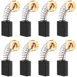Threlaco 8 Pcs Replacement Table Saw Brush Carbon Motor Brushes Replacement Chop Saw Brush Compatible with Dewalt Tile Compatible with Dw745 Dwe7480 Dwe7490x Dwe7491rs