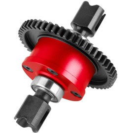 BRCatWPark Aluminum Center Differential 50T Upgrades Part for Arrma 1/7 Big Rock/Felony/Fireteam/Infraction/Mojave 6S BLX,1/8 Kraton/Notorlous/Outcast/Talion/TLR Tuned Typhon/Typhon 6S BLX,Red