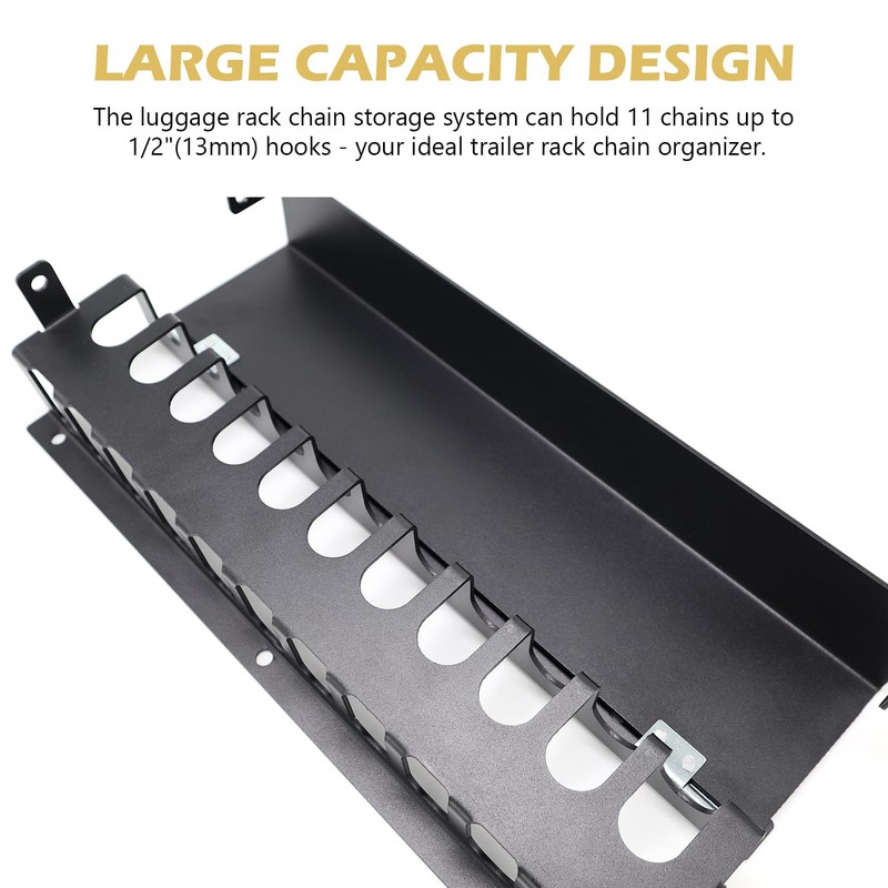 BLSGBUIDING Trailer Chain Holder Heavy Duty - 16" Bolt On