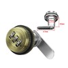TOP-VIGOR 3 Digit Code Combination Cam Lock, 30mm Password Coded