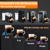 NESSUS Reusable Vertuo Pods Refill Kit, Lid Easy Remover for