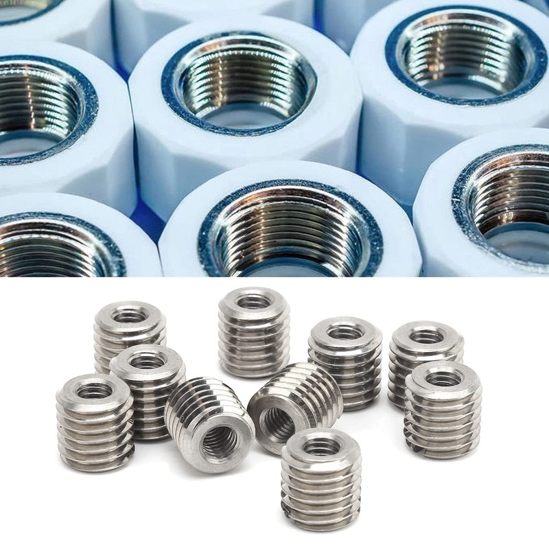 Male Thread Reducing Nut 10 Pieces Stainless Steel Thread Reducer