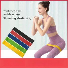 Vonmerie Resistance Bands, Set of 5 Skin-Friendly Resistance Fitness Exercise Loop Bands with 5 Different Strength Levels - Carrying Case Included - Ideal for Home, Gym, Yoga, Training