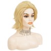 Siudus Blonde Mullet Wigs for Women Shoulder Length Layered Shaggy