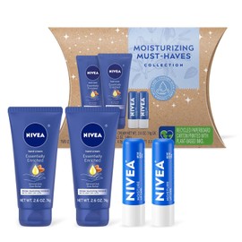 Moisturizing Must-Haves, Hand Cream and Lip Balm 4 Piece Gift Box