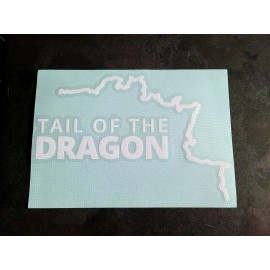 Roadtrip Decals Tail of the Dragon Car Decal Sticker - 6" by 4"